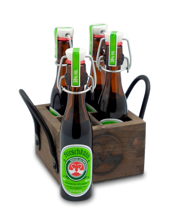 Hirschkuss Holzträger (befüllt)